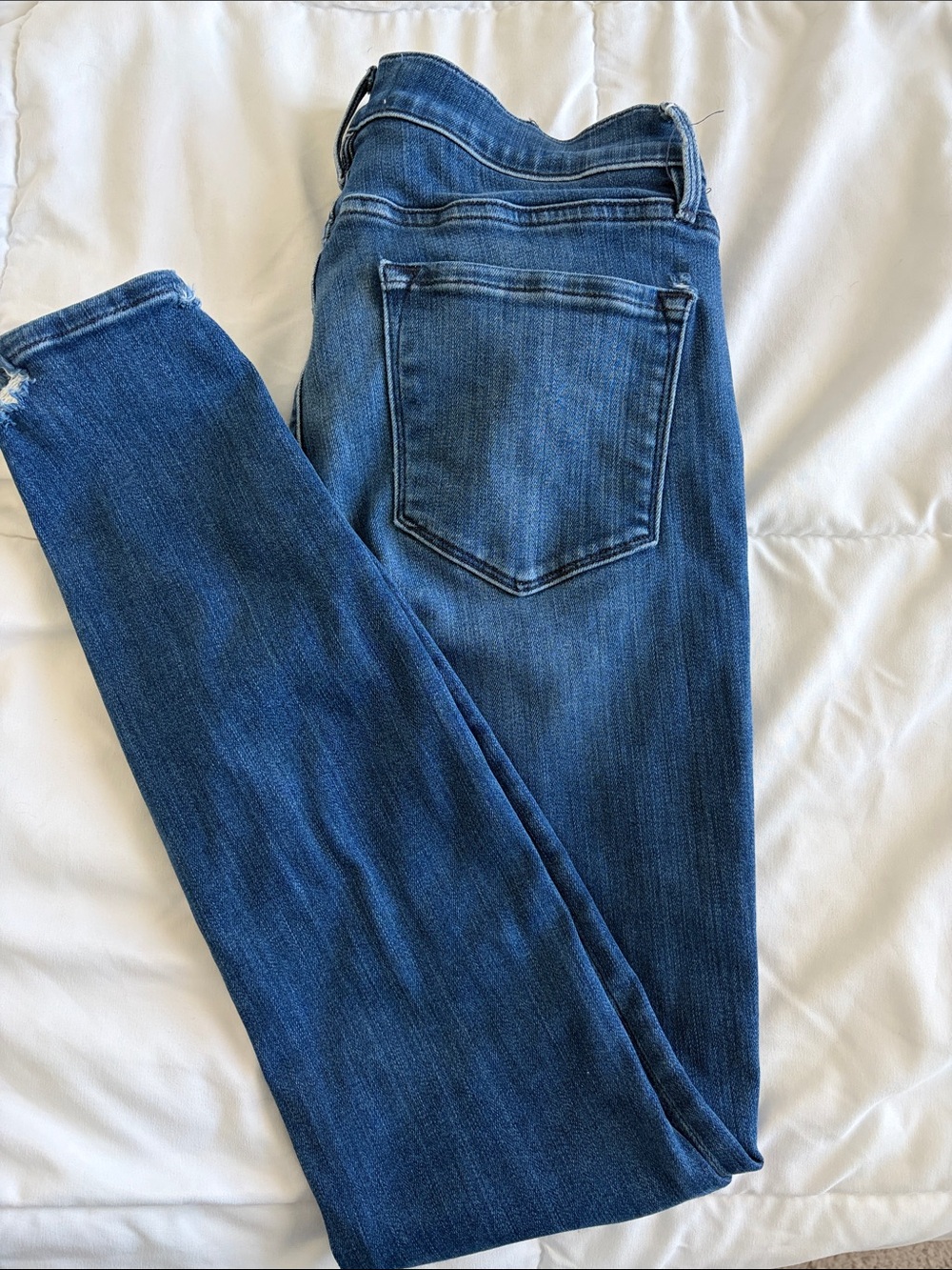 Frame Denim Indigo Skinny Jeans